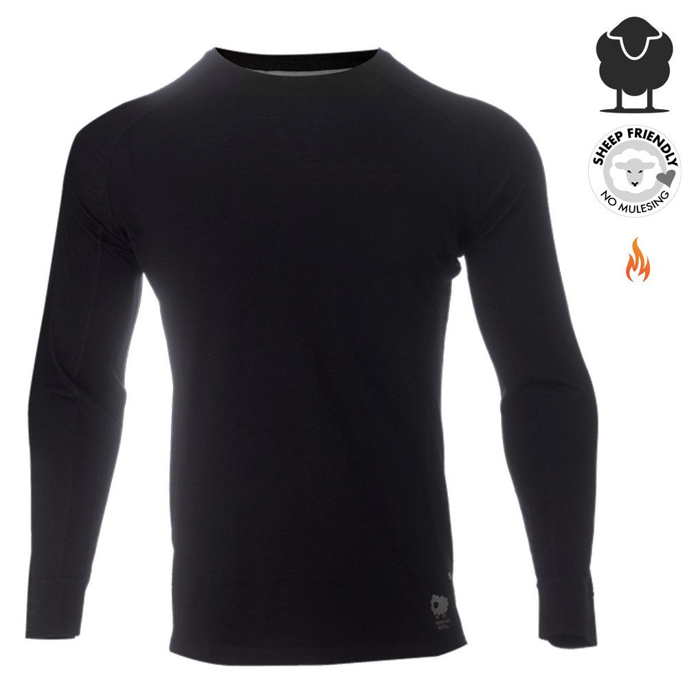 Canada North T-Shirt CANADA NORTH - 100% Merino Herren Longshirt CHILCOTIN - mulesing frei