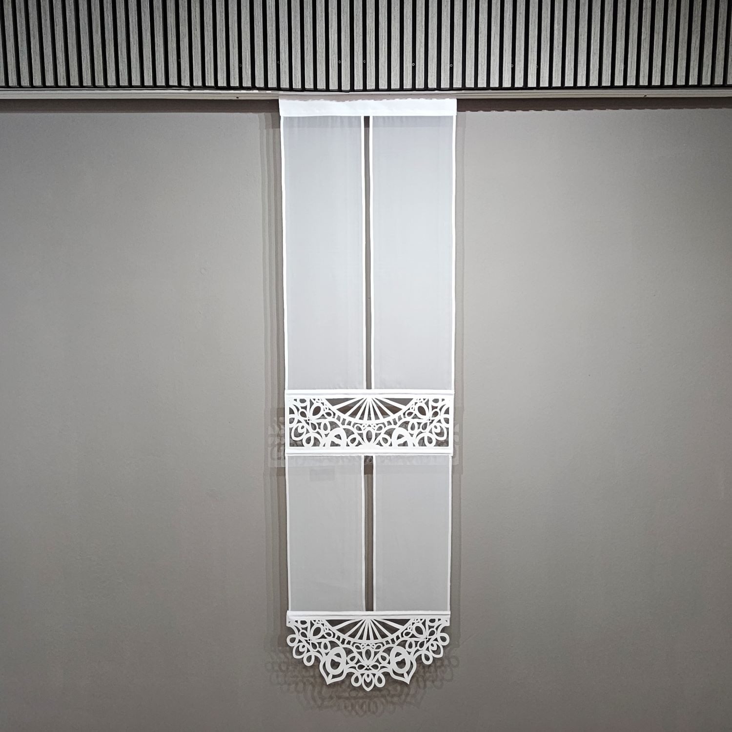 Gardinen by Justyna Scheibengardine 1x Grade Panel Lang (1 St), Kräuselband günstig online kaufen