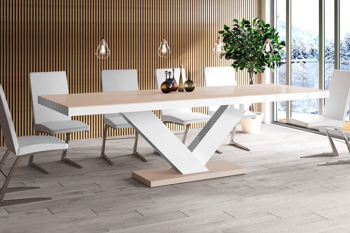 designimpex Esstisch Tisch HE-999 Cappuccino / günstig online kaufen