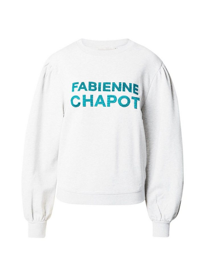 Fabienne Chapot Sweatshirt Flo (1-tlg) Drapiert/gerafft, Stickerei