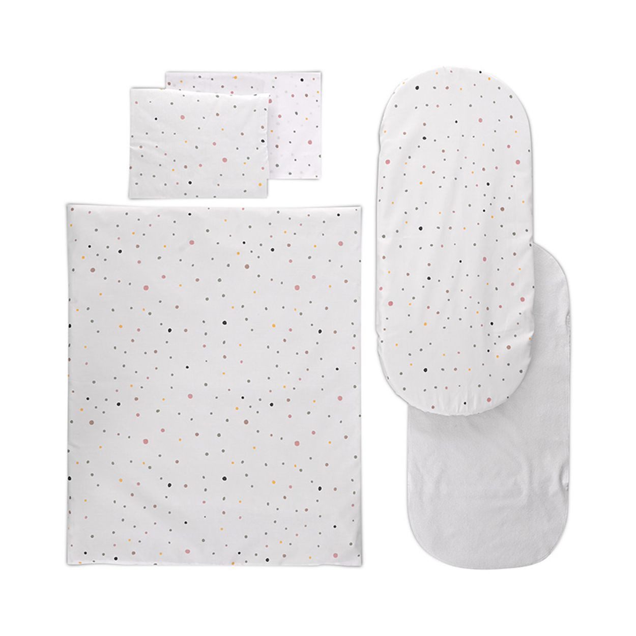 Babybettwäsche Kinderwagen-Bettwäscheset 5tlg