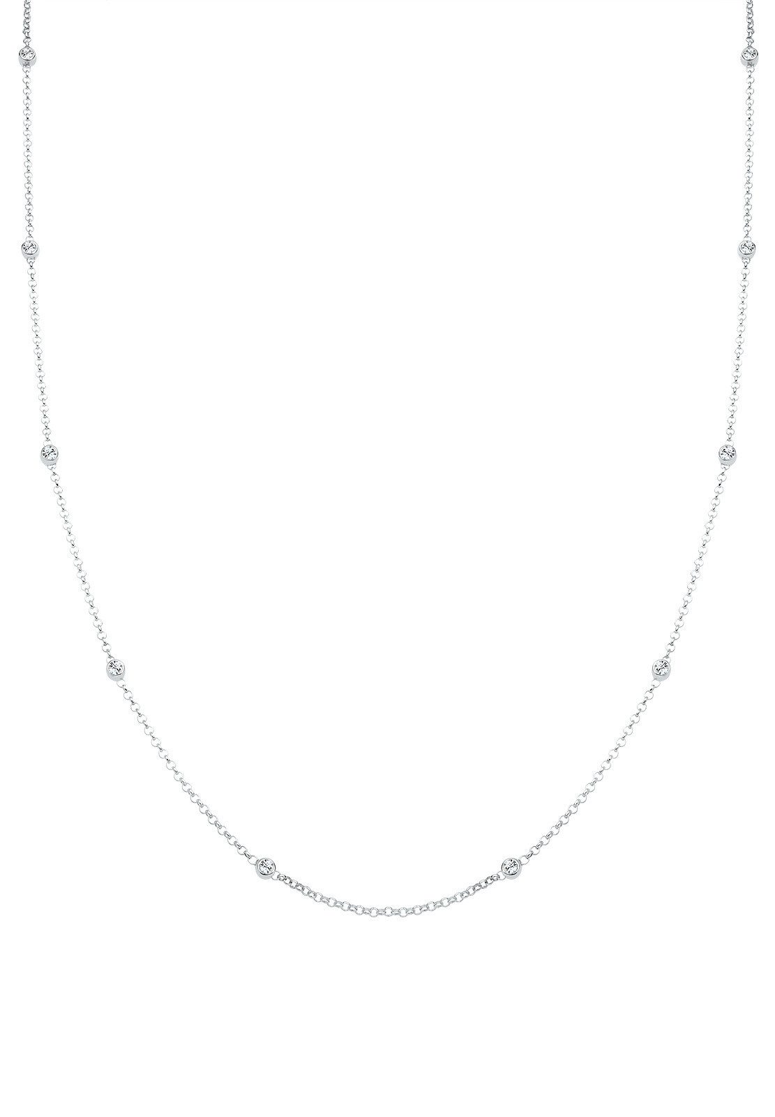 Elli Kette mit Anhänger Solitär Basic Kristalle 925 Silber günstig online kaufen