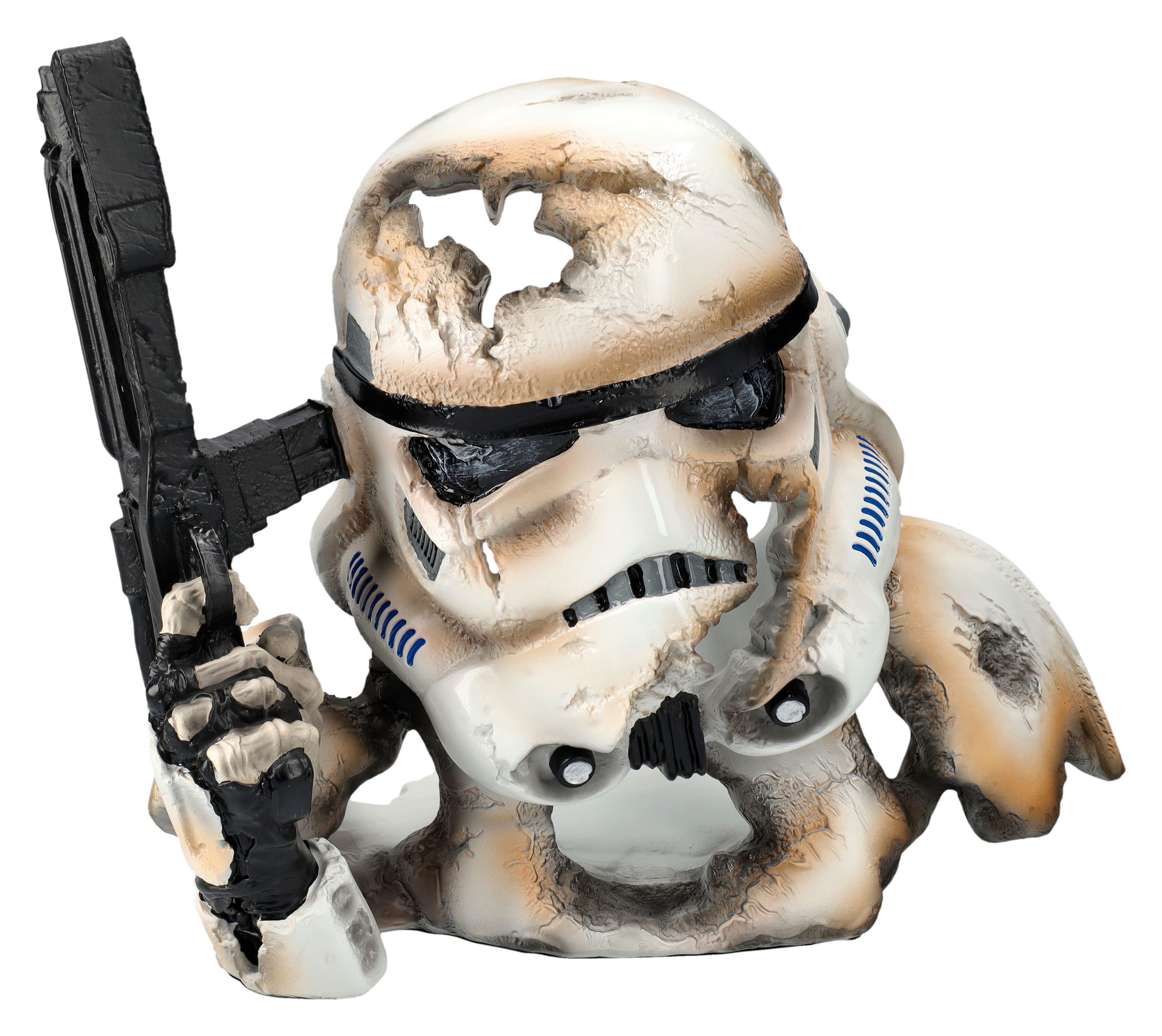 Figuren Shop GmbH Dekofigur Stormtrooper Figur - Blasted Büste - Sci-Fi Merchandise Dekofigur