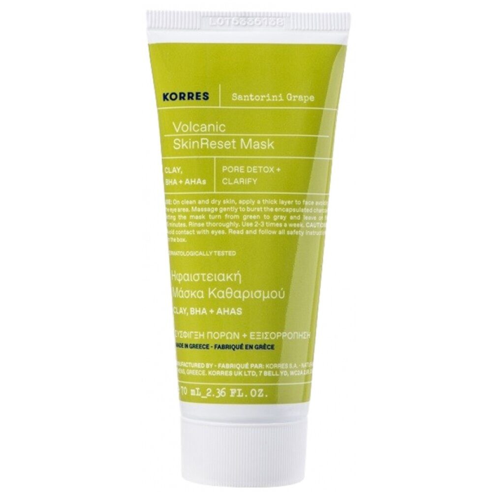 Korres Körperpflegemittel SANTORINI GRAPE Hautverfeinernde Maske mit Vulkansand 70 ml