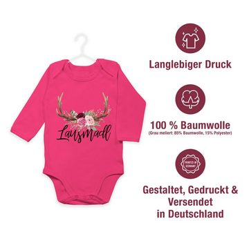 Shirtracer Shirtbody Lausmadl Hirschgeweih Mode für Oktoberfest Baby Outfit
