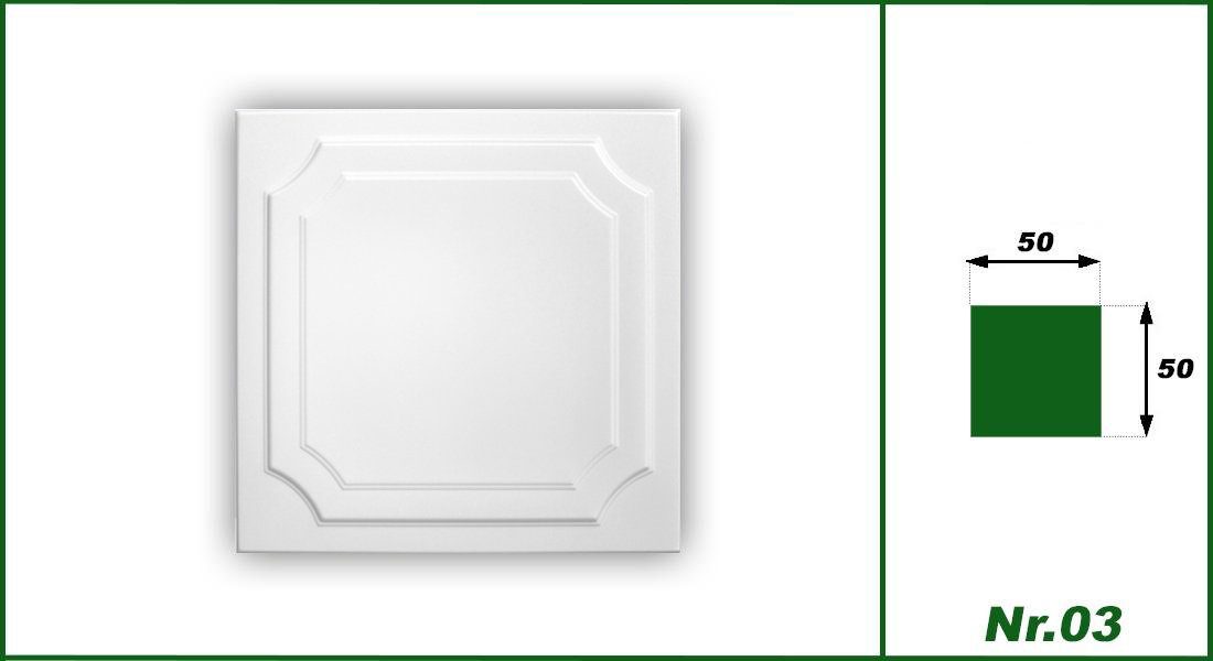Hexim Wanddekoobjekt Nr.03 (2 qm Styropor günstig online kaufen