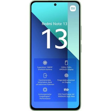 Xiaomi Redmi Note 13 4G 128 GB / 6 GB - Smartphone - mint green Smartphone (6,67 Zoll, 128 GB Speicherplatz)