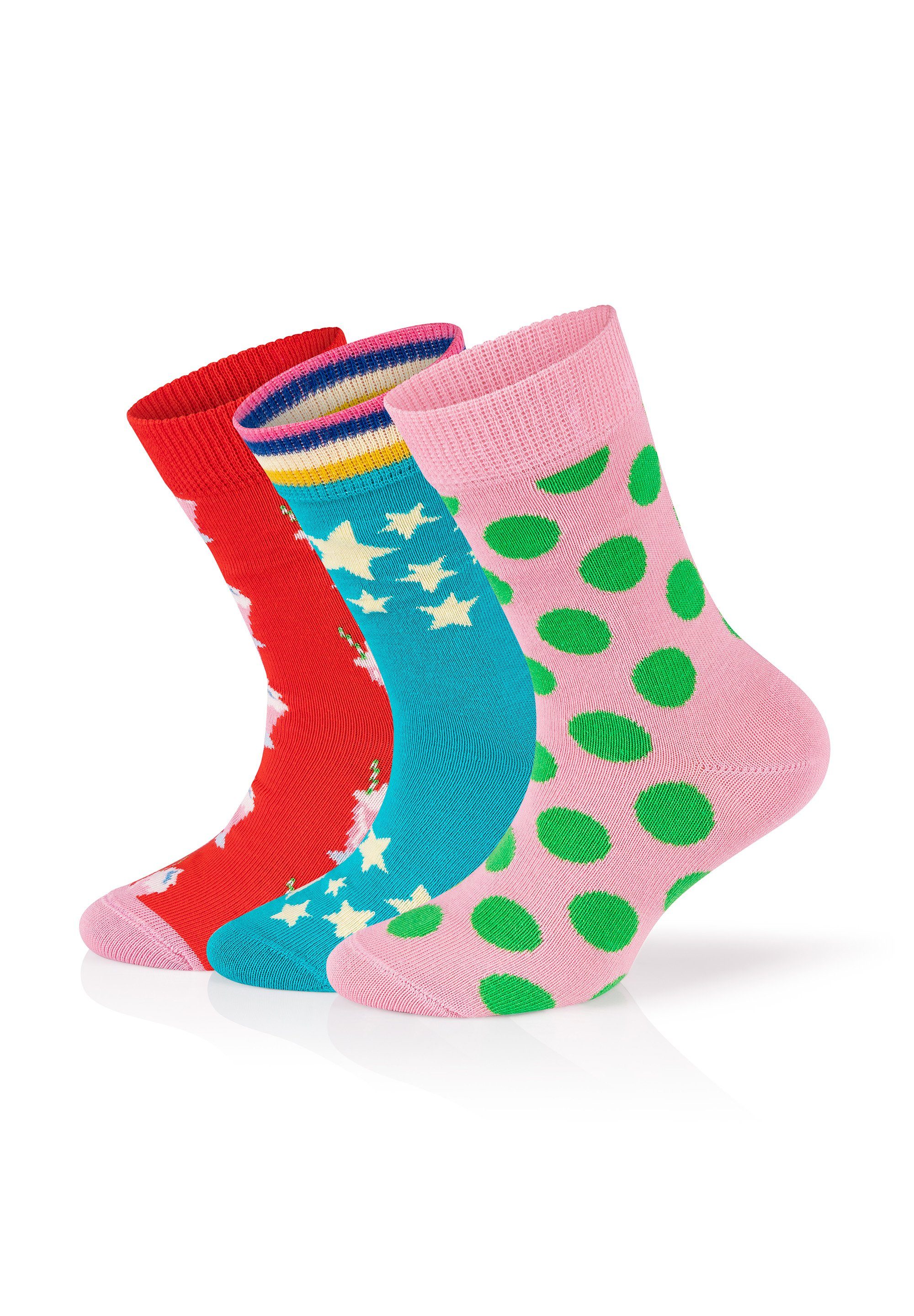 Happy Socks Basicsocken »3-Pack Kids Clouds-Shooting Star-Milk« aus  nachhaltiger Baumwolle online kaufen | OTTO