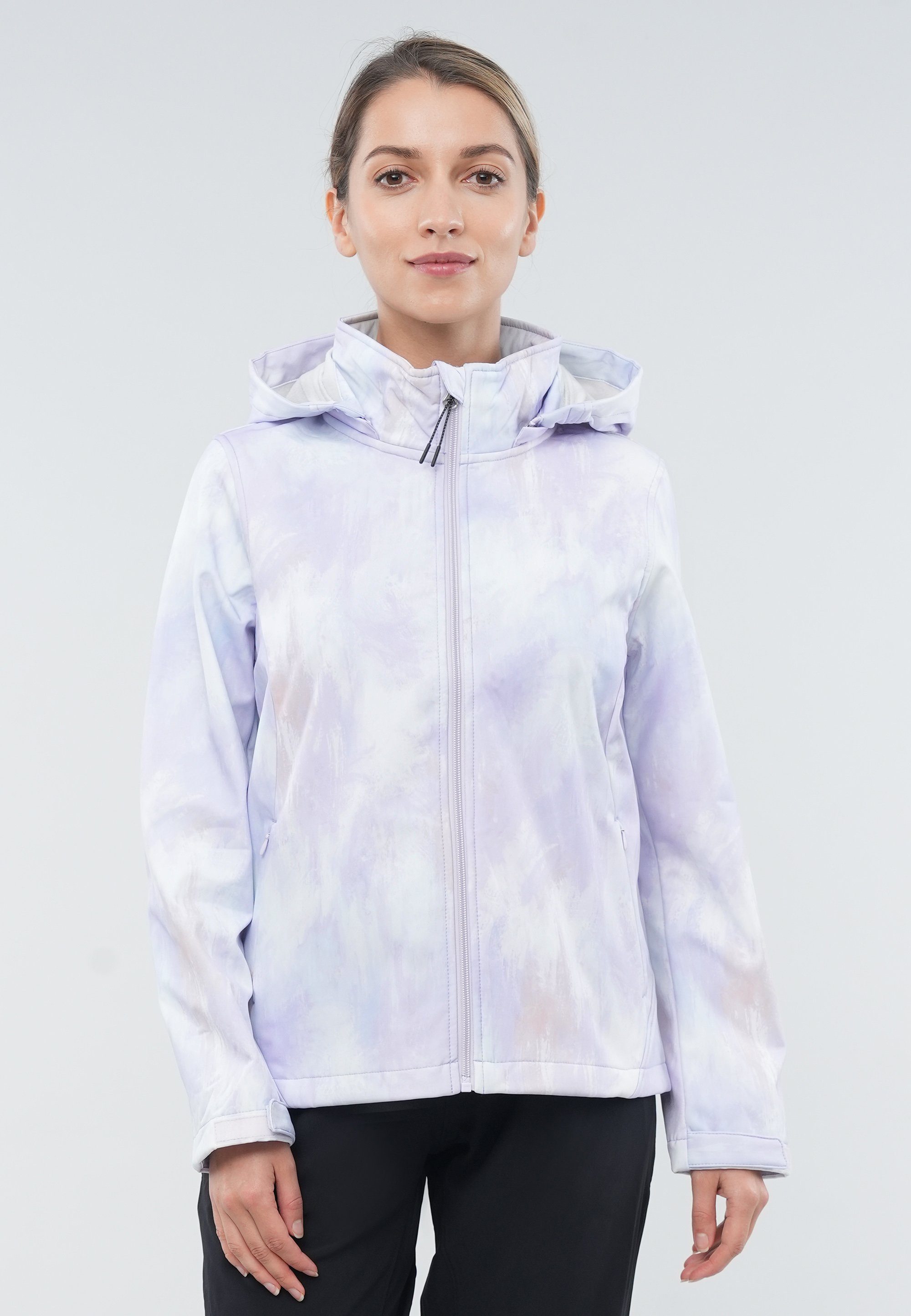 Softshelljacke Funktion G GIORDANO wasserabweisender mit bunt Motion