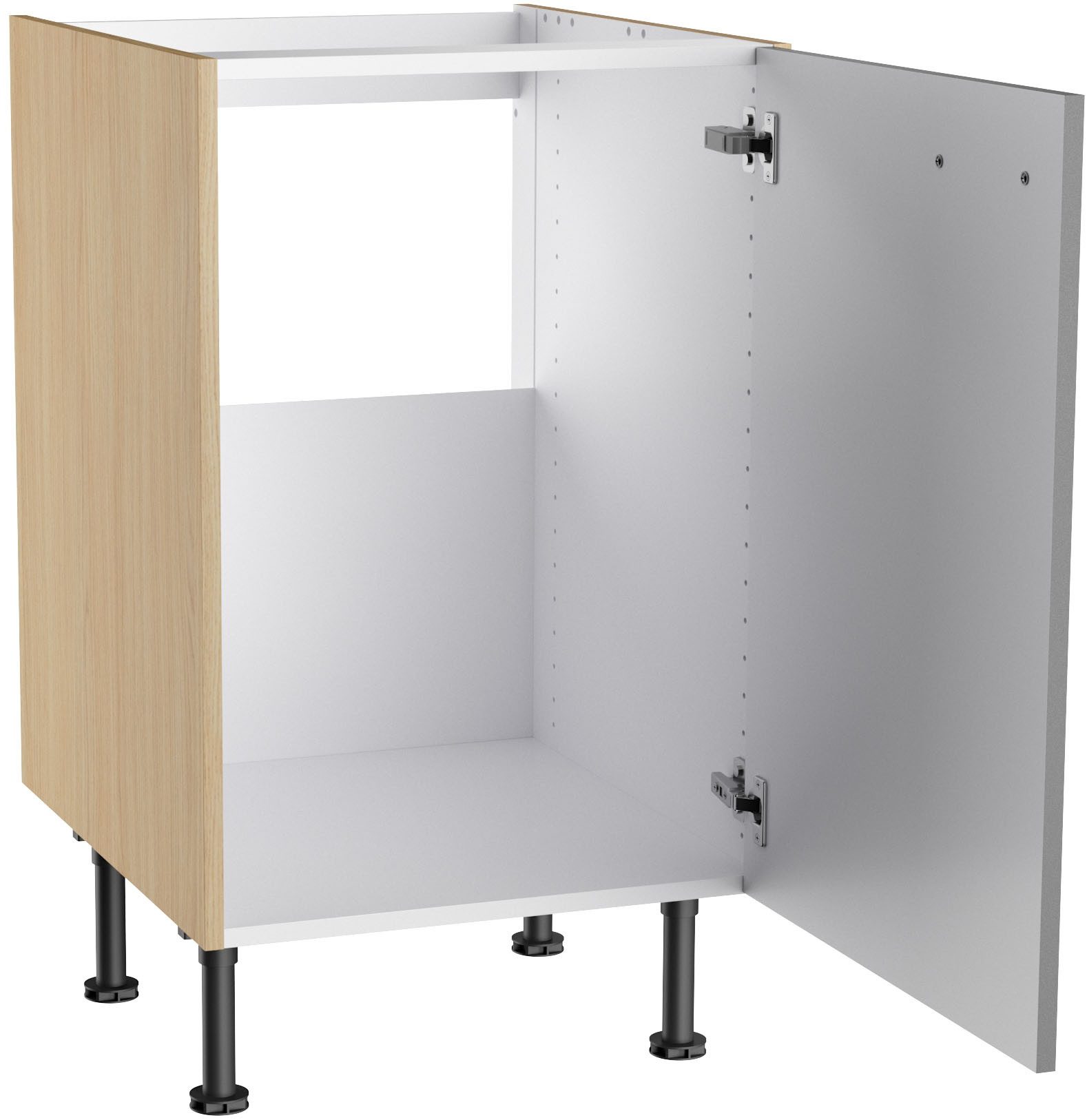 KOCHSTATION Spülenschrank KS-Lucy Breite 50 cm, mit 1 Tür, höhenverstellbare Füße, Soft-Close
