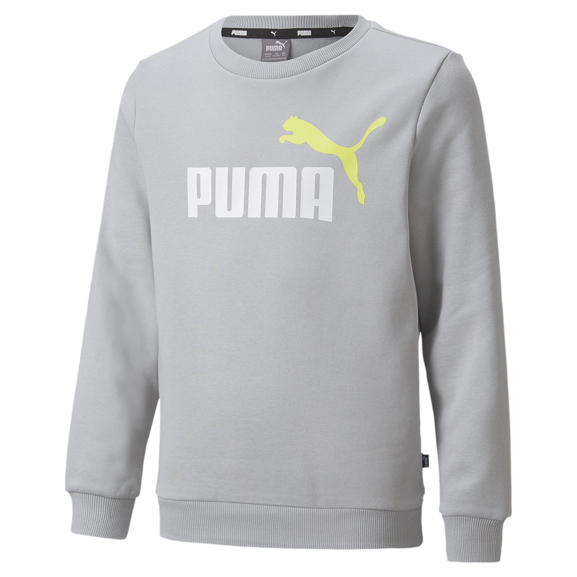 Kinder Teens (Gr. 128 - 182) PUMA Sweater Essentials+ Two-Tone Big Logo Jugend Sweatshirt Regular