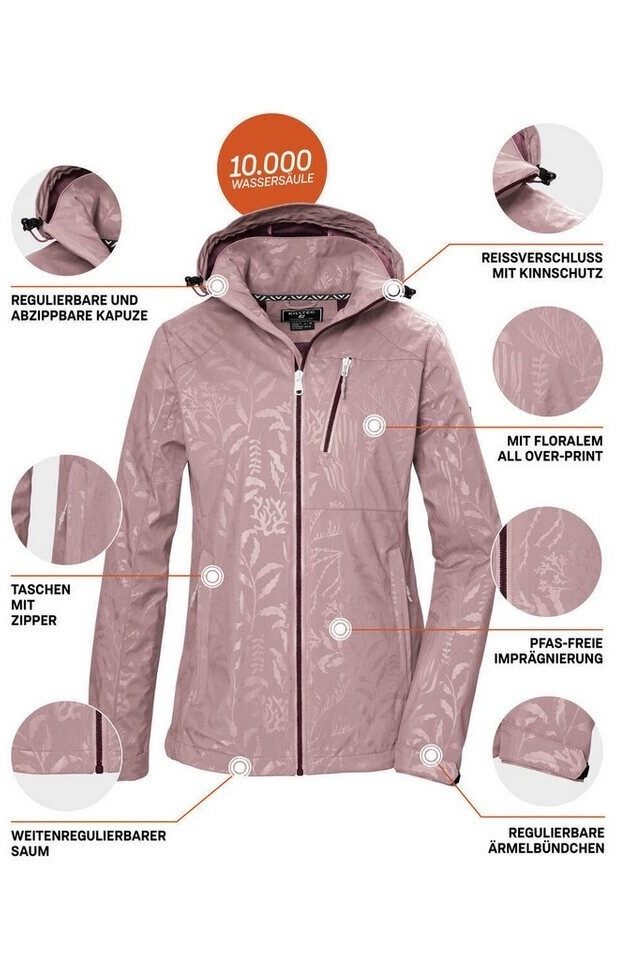 Winterjacke KOS 122 WMN SFTSHLL JCKT FLORA