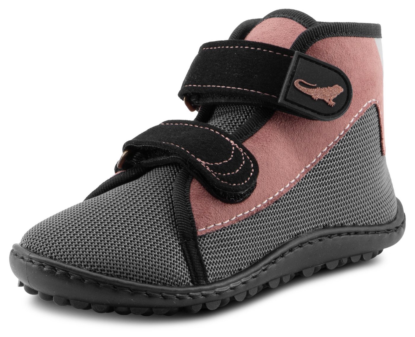 Leguano LEGUANITO SCIPPO Barfußschuh Schnürschuh, Klettschuh, Bequemschuh, für Maschinenwäsche geeignet