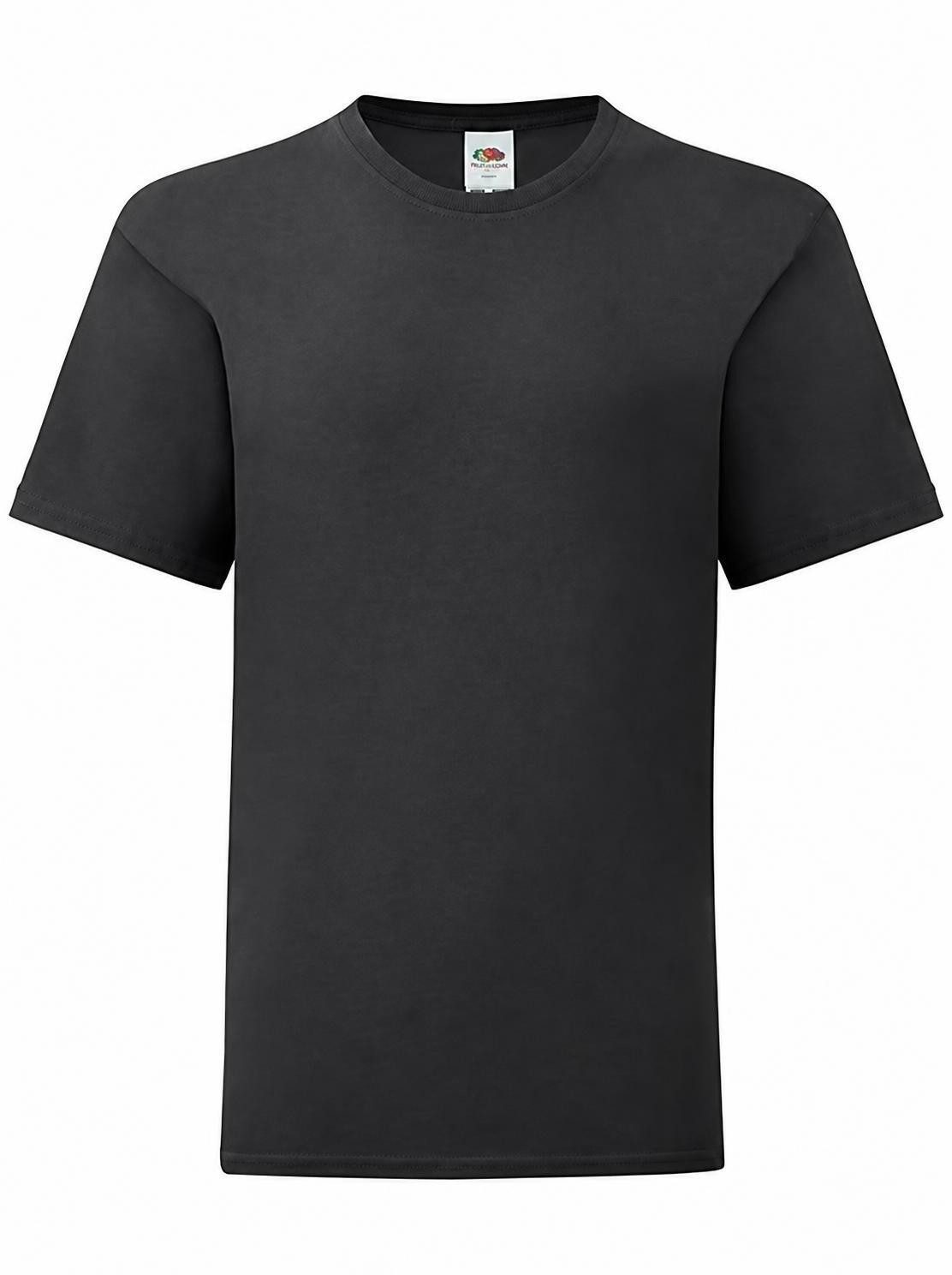 Fruit of the Loom T-Shirt Kids Iconic T, 100% gekämmte, ringgesponnene Baumwolle