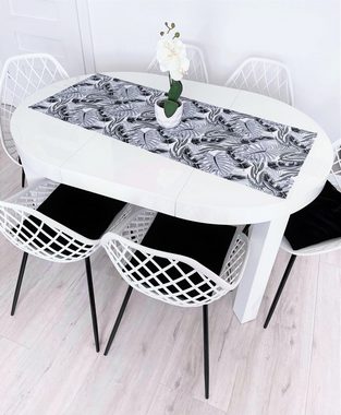 RoKo-Textilien Tischläufer Tischläufer Tischdecke Tischlaeufer 100% Baumwolle gedeckter Tisch in 18 Maßen verfügbar