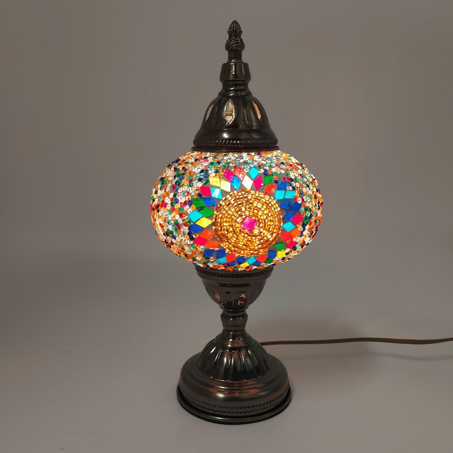 formano Tischleuchte MAROKKO MOSAIK, nicht enthalten, Höhe: 34cm, Farbe: Bunt, Motiv: Mosaik
