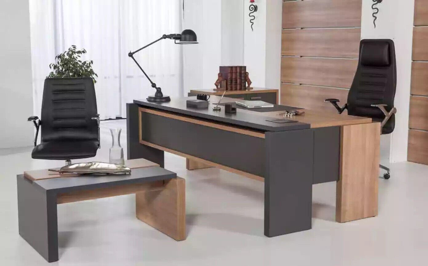 Schreibtisch Design Einrichtung Büro JVmoebel Schreibtisch) Tisch Holz Luxus Möbel (1-St., Schreibtisch