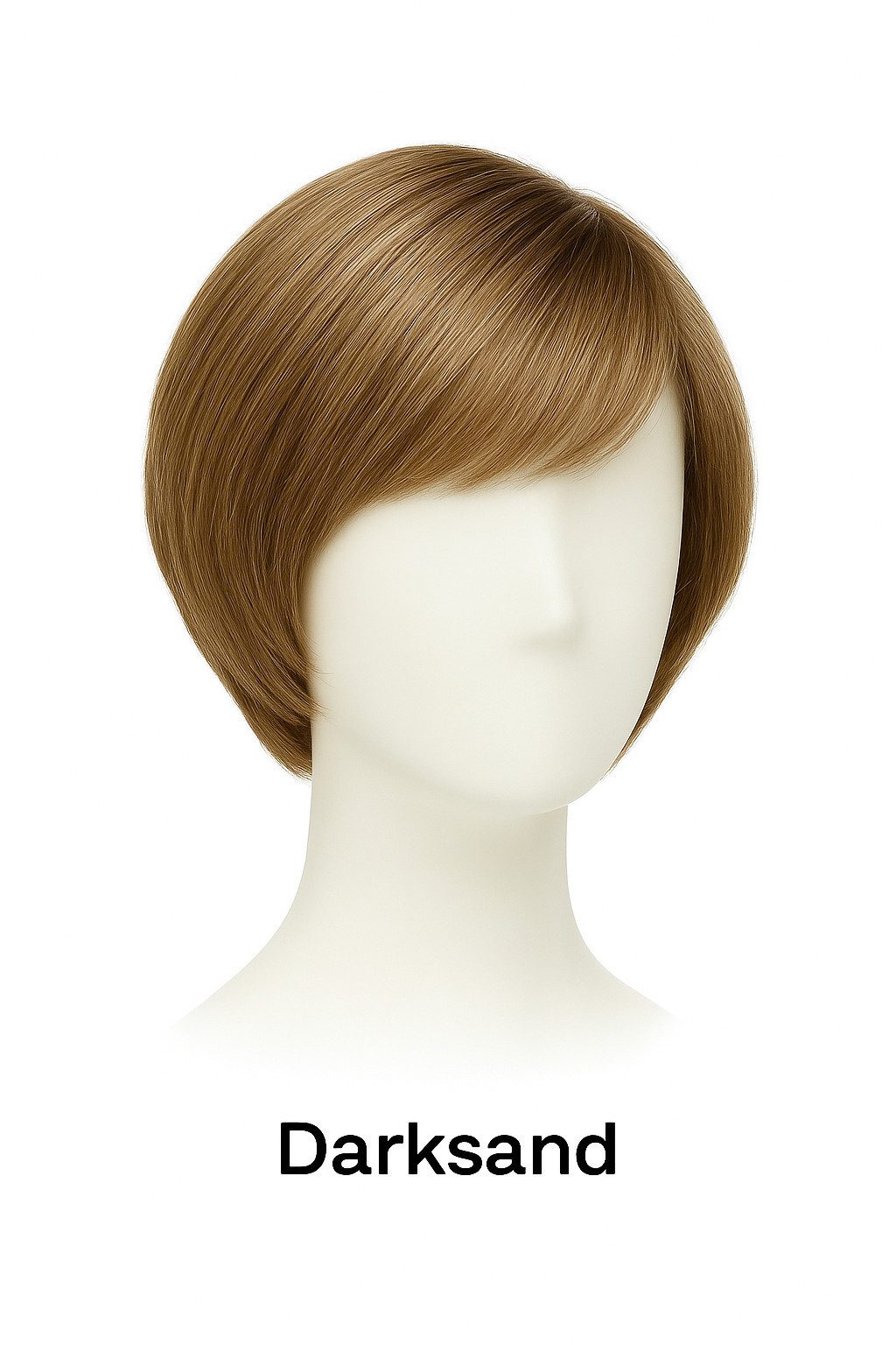 NOGI Echthaarperücke NOGI Chic Aura up, Bob-Pixie, Echthaar, Monofilament-Wirbel, 15-20 cm, leicht 90g
