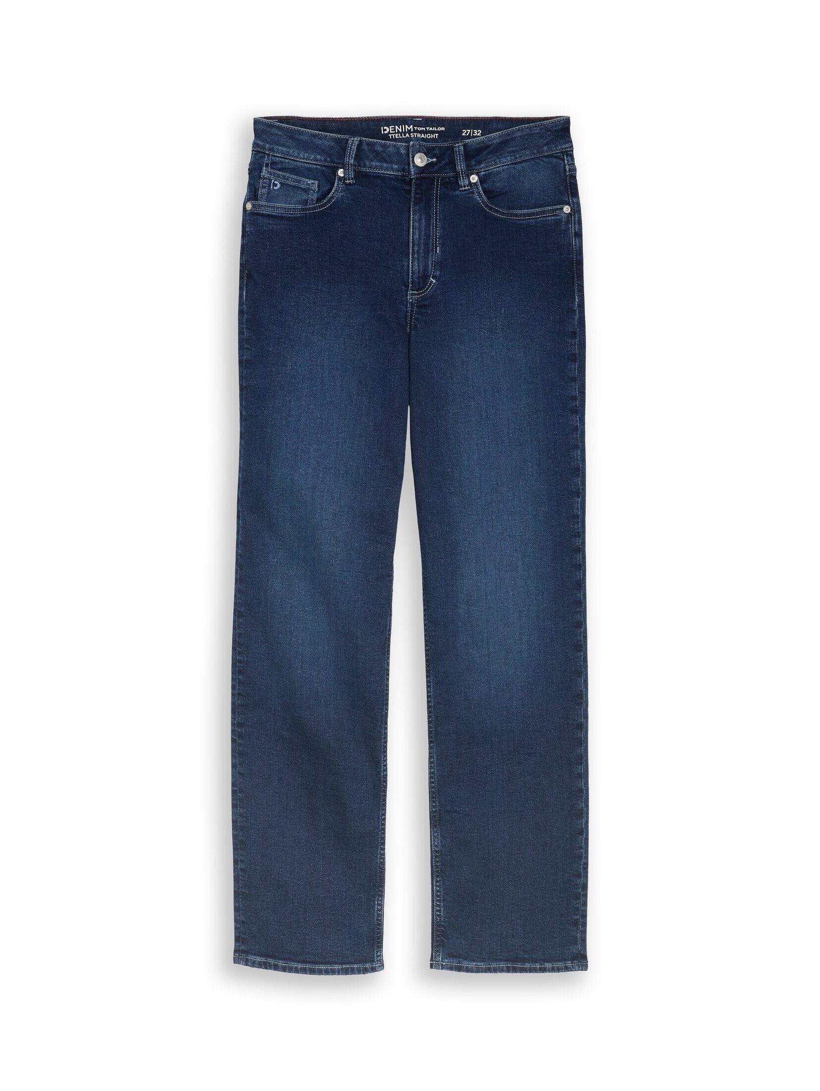 TOM TAILOR Denim Straight-Jeans Jeanshosen TTELLA STRAIGHT Jeans