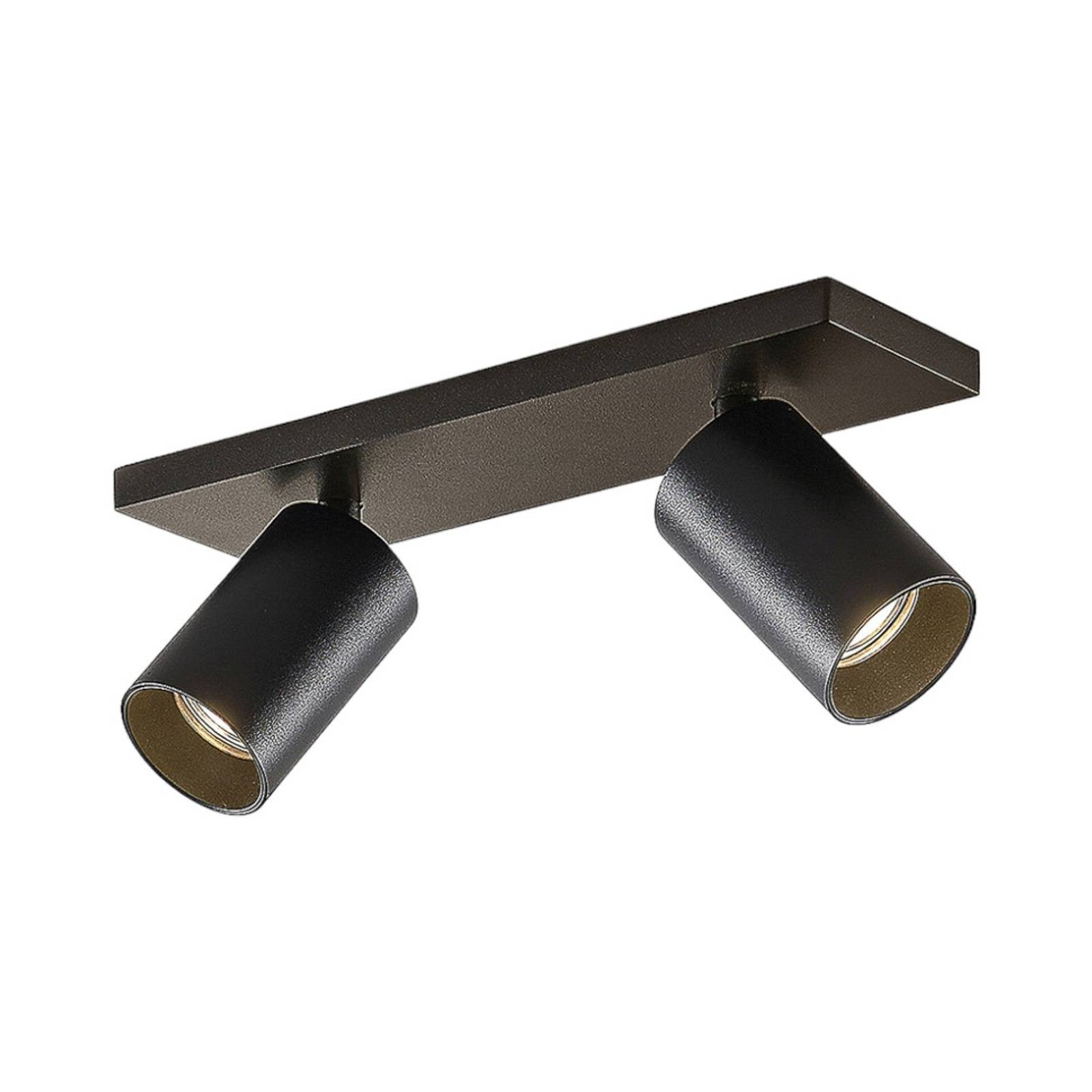 Arcchio Deckenstrahler Brinja, Metall, Schwarz IP20, 2 x 8 W LED