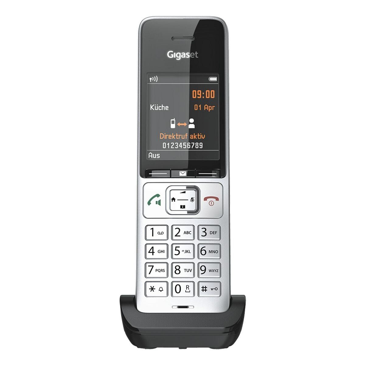 Gigaset COMFORT 500HX Schnurloses DECT-Telefon (Mobilteile: 1, Mobilteil)