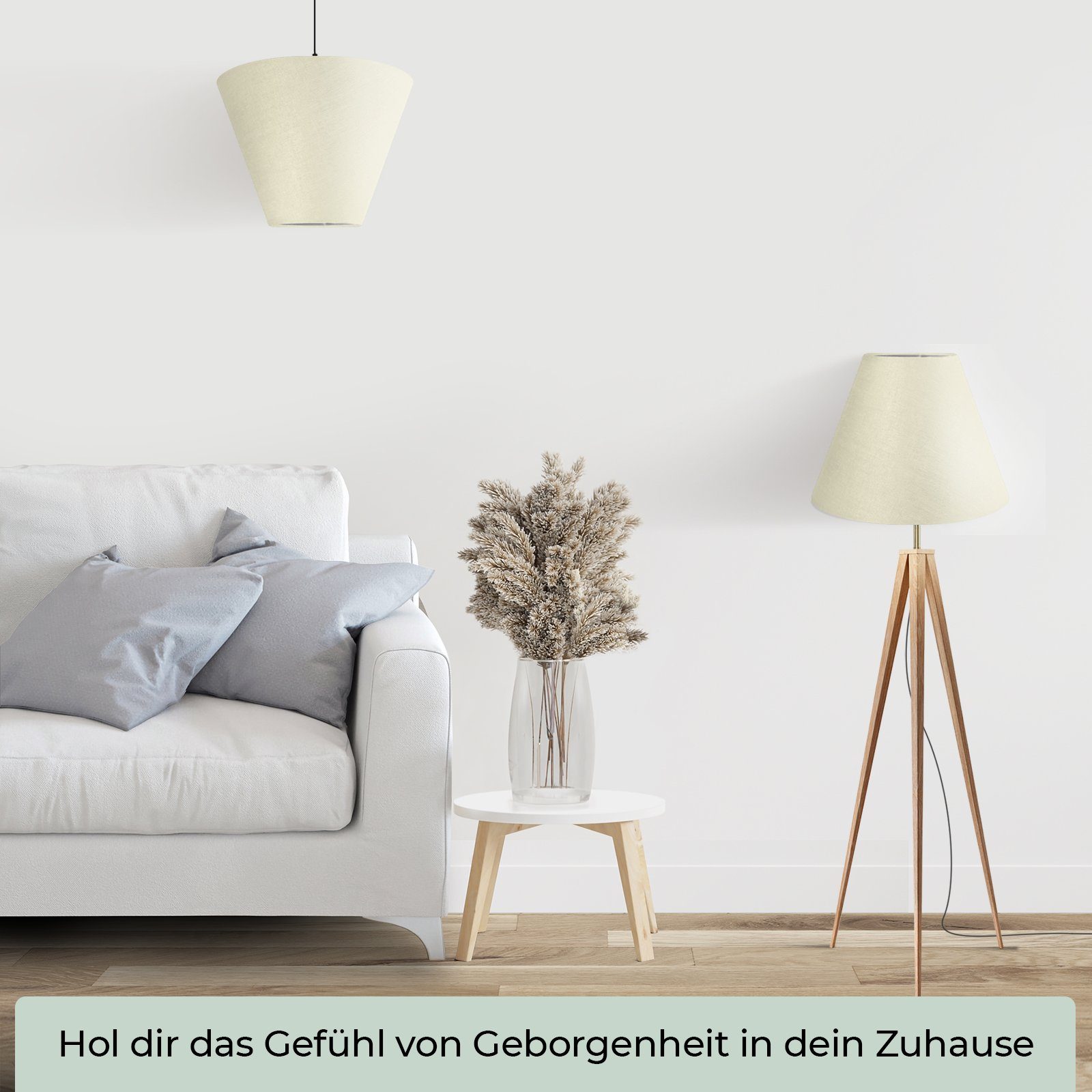 Wogati Lampenschirm Wogati Premium Stehlampe Lampenschirm Konisch günstig online kaufen