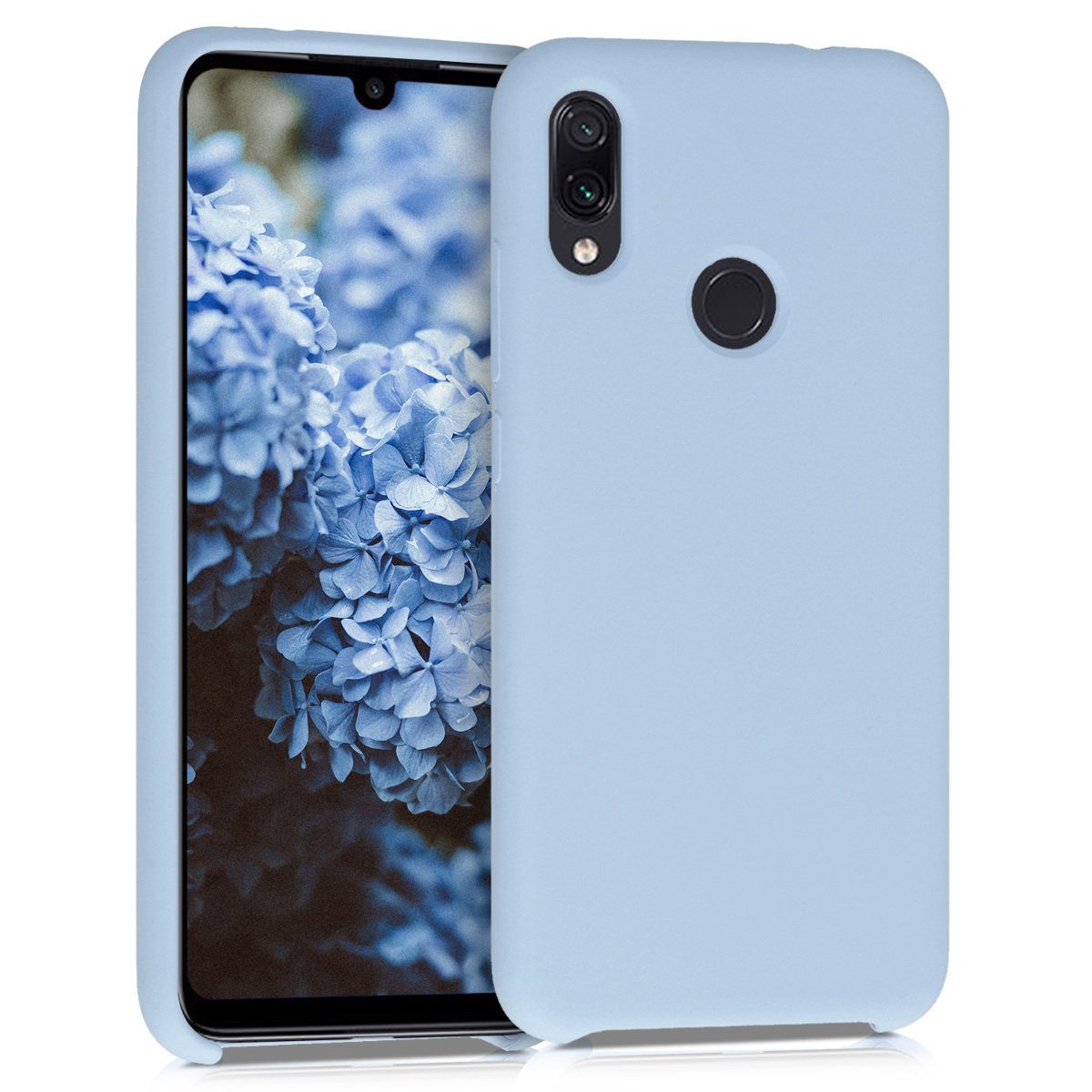 kwmobile Handyhülle Handyhülle für Xiaomi Redmi Note 7 / Note 7 Pro Hülle, Weiches Handy Silikon Case - Schutzhülle Cover