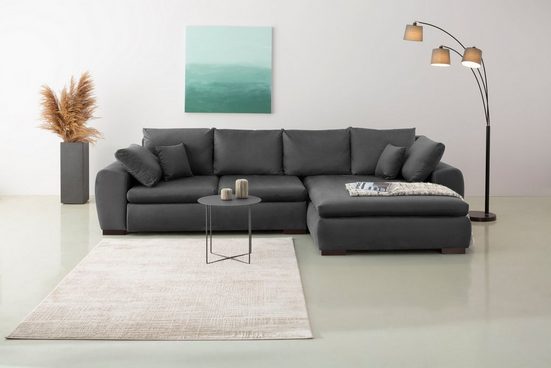 HOME AFFAIRE Ecksofa CARA MIA, wahlweise mit Bettfunktion - Einrichtungsbeispiel
