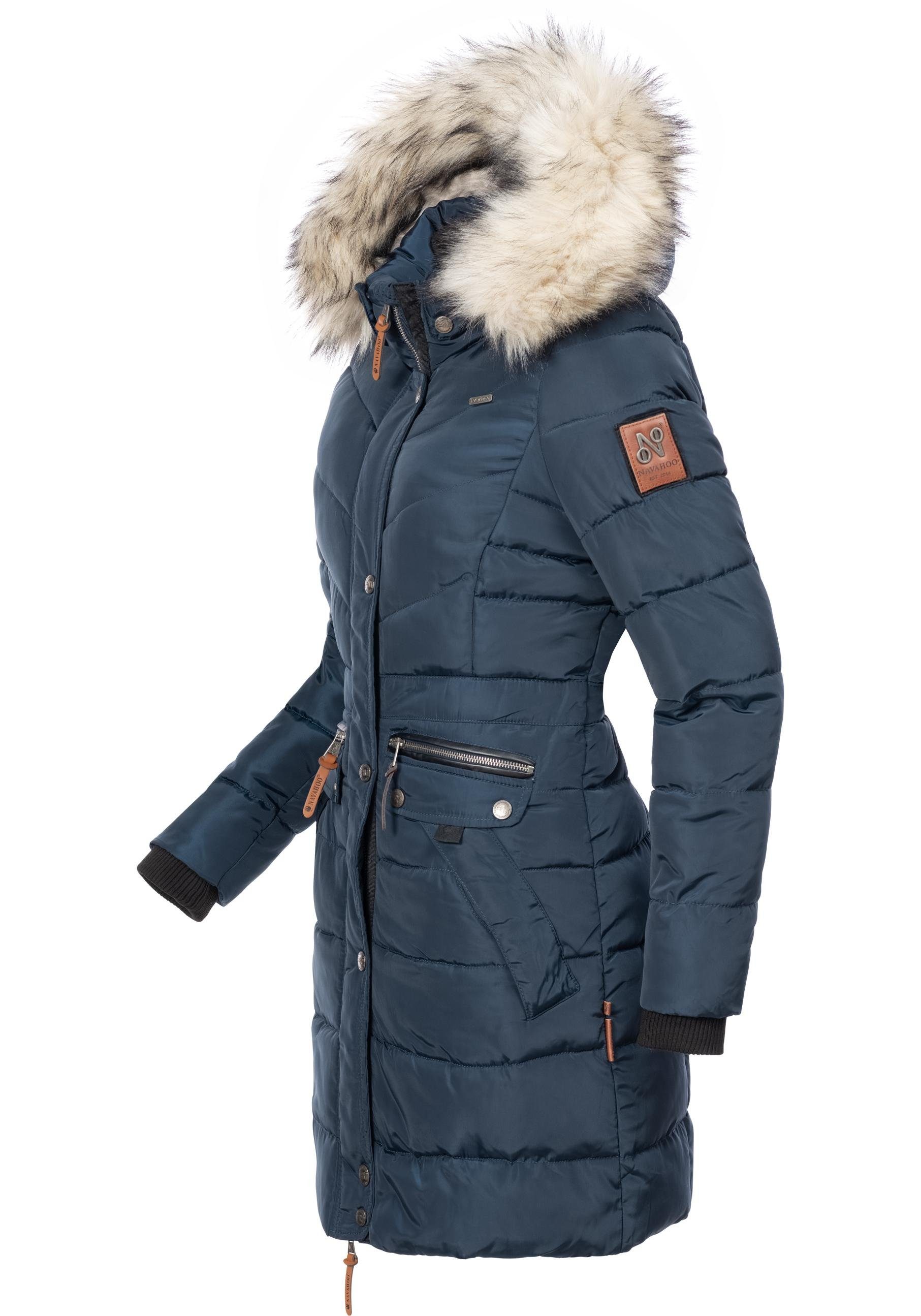 Navahoo Steppmantel Paula stylischer Winter Parka günstig online kaufen