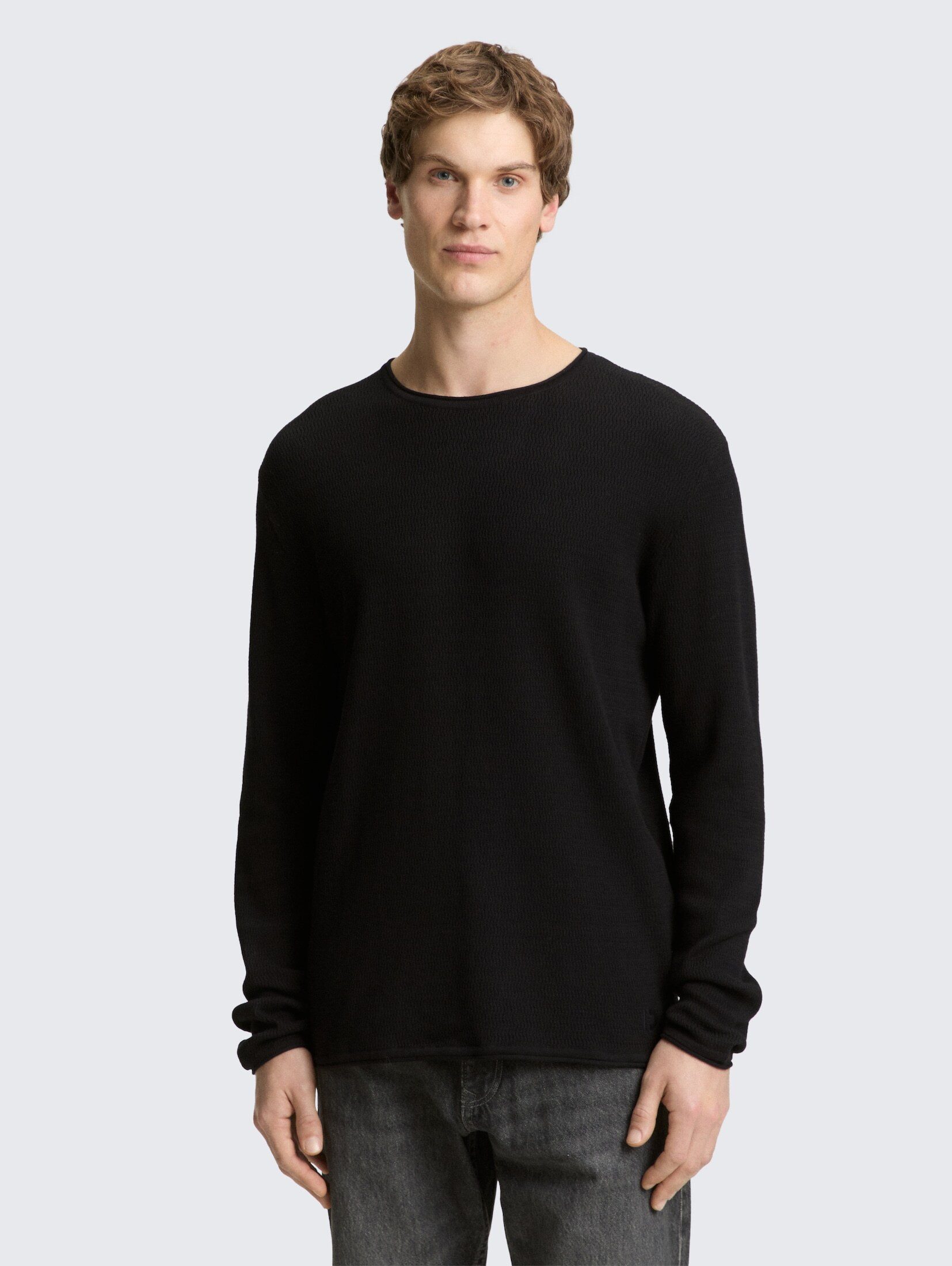 TOM TAILOR Denim Strickpullover Pullover & Strickjacken Strickpullover aus Baumwolle