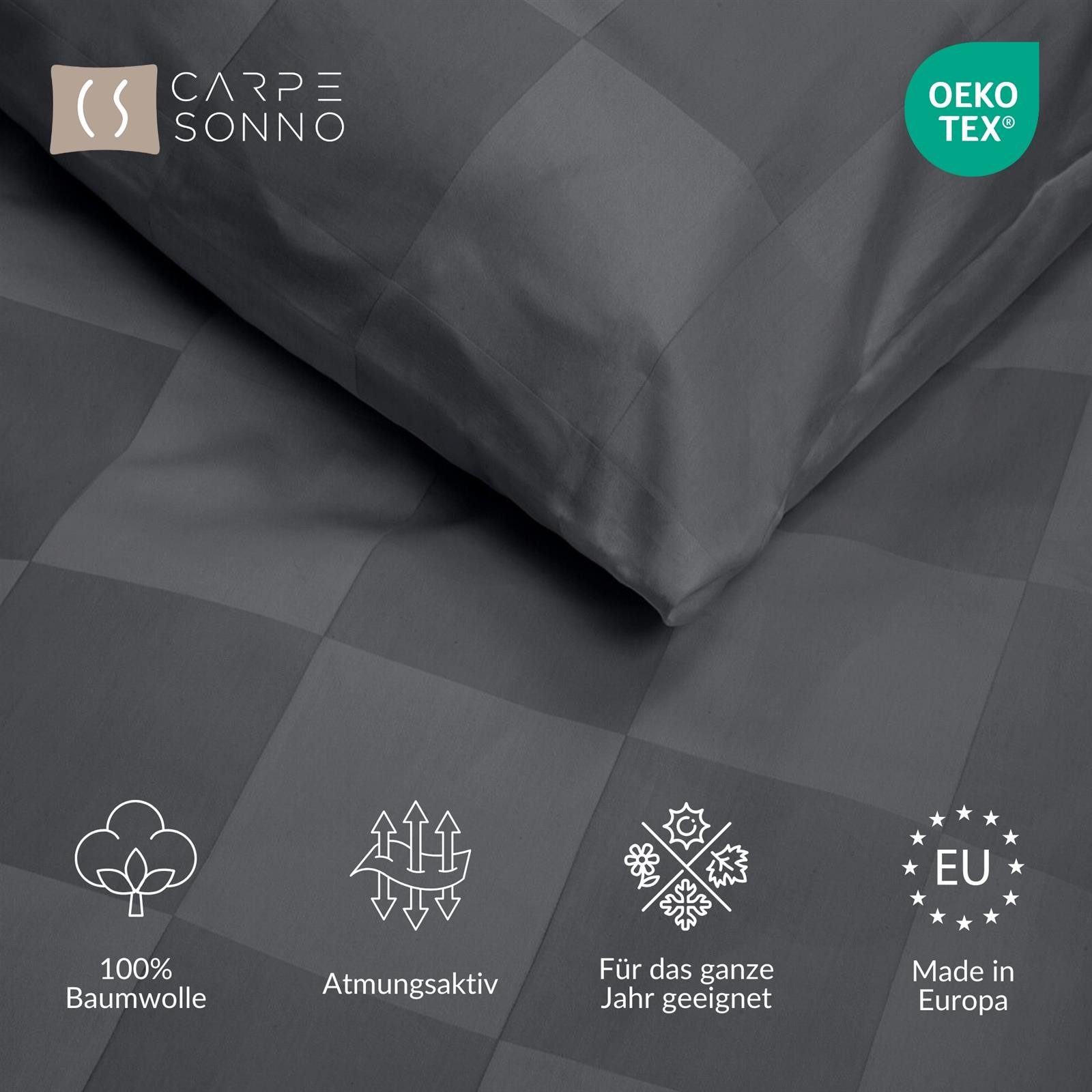 Carpe Sonno Bettwäsche Damast 135x200 Baumwolle günstig online kaufen