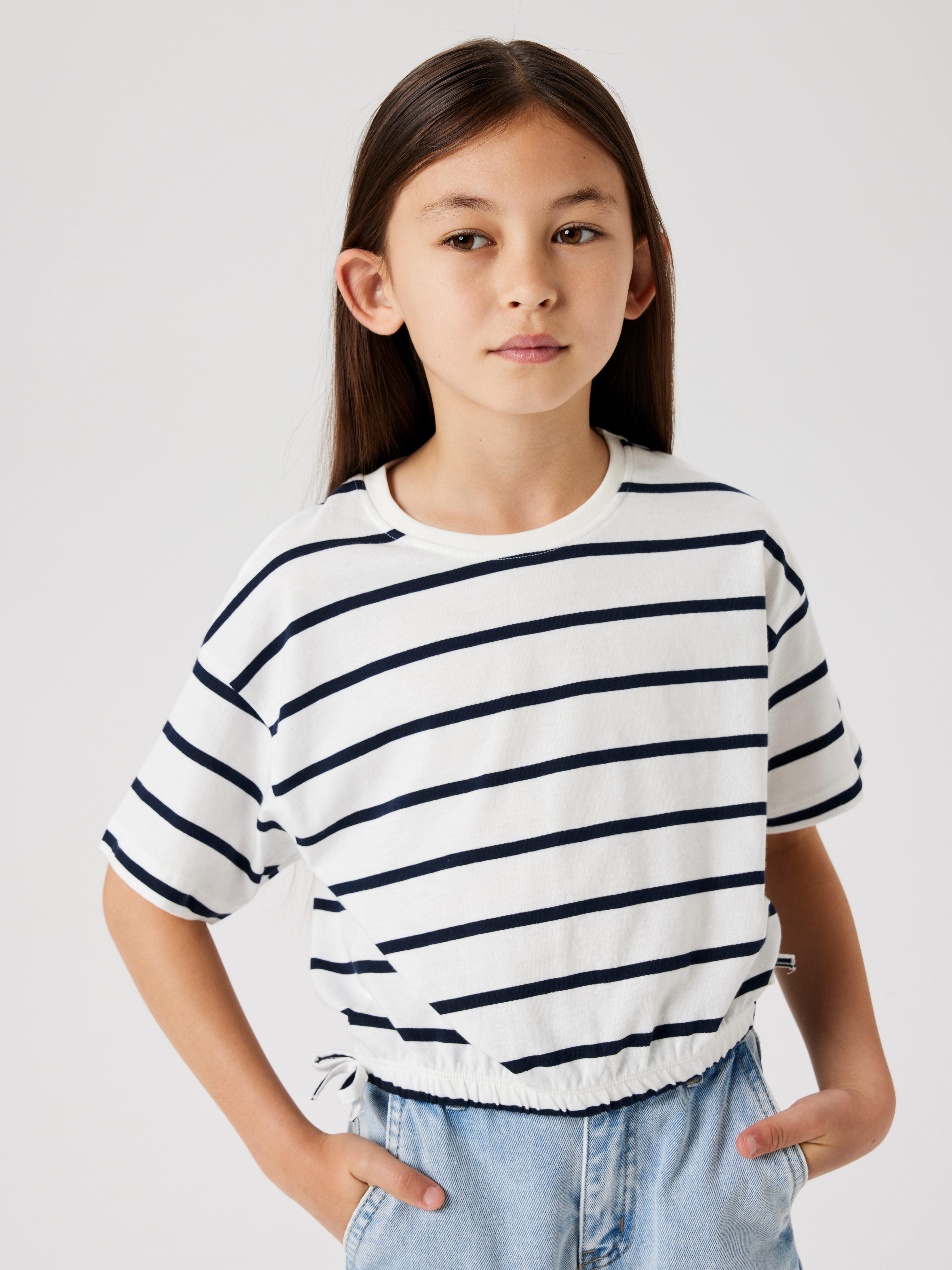 T-Shirt NKFFUNION SS CROPPED BOXY TOP NOOS