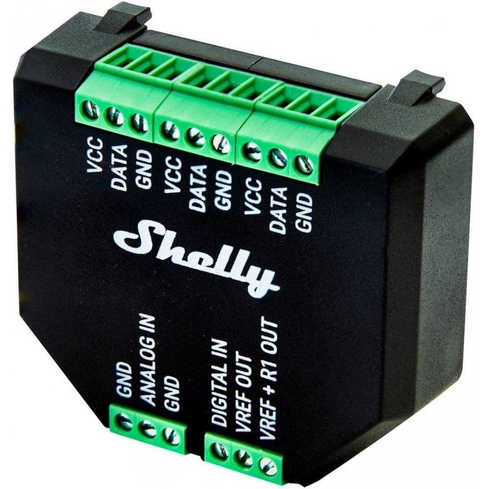 Relais-Modul - Add-on - Schnittstellenerweiterung Shelly Plus schwarz