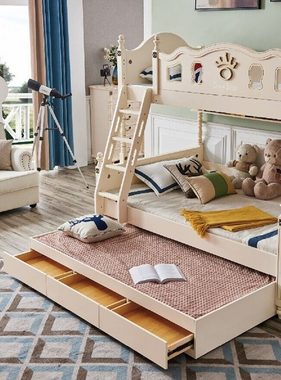 JVmoebel Kinderbett, Etagenbett Bett Hochbett Kinder Betten Holz Klassische Möbel Zimmer