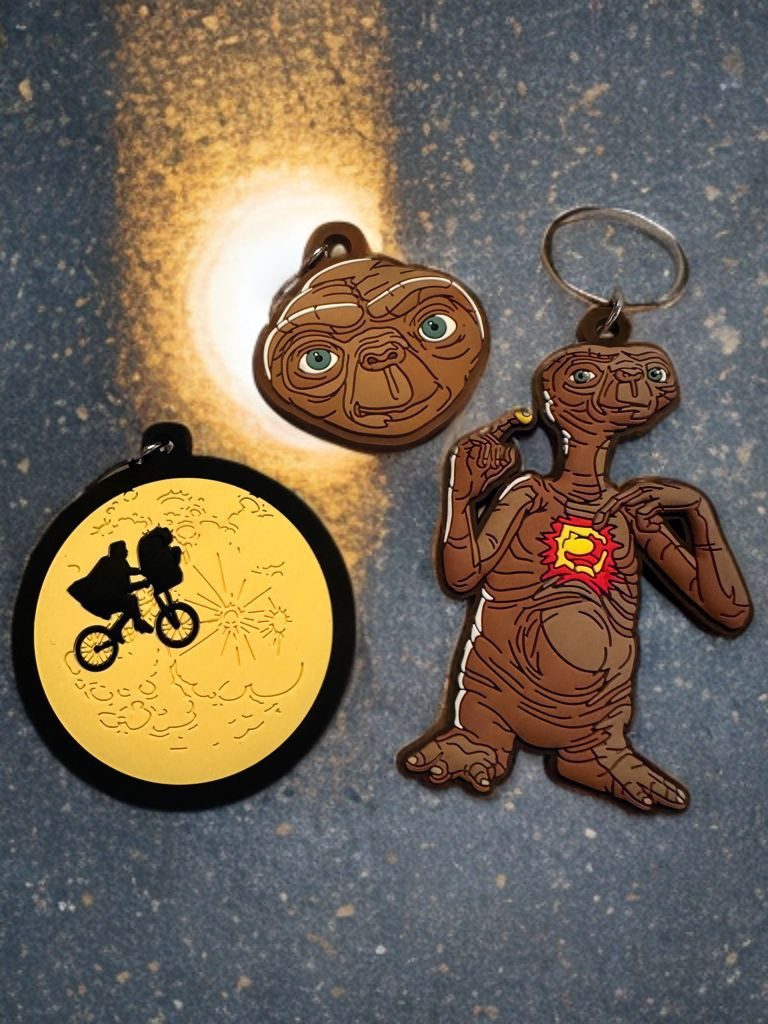 PYRAMID Schlüsselanhänger Schlüsselanhänger 7cm Kinder Mini Anhänger keychain E.T., E.T der Außerirdischeder e.t. ausserirdische