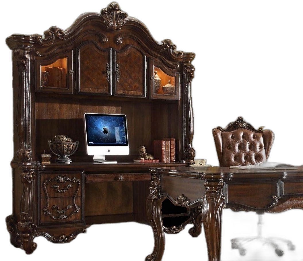 Xlmoebel Computertisch Barockstil Schreibtisch aus hochwertigem Holz in eleganter Optik, Hergestellt in Europa