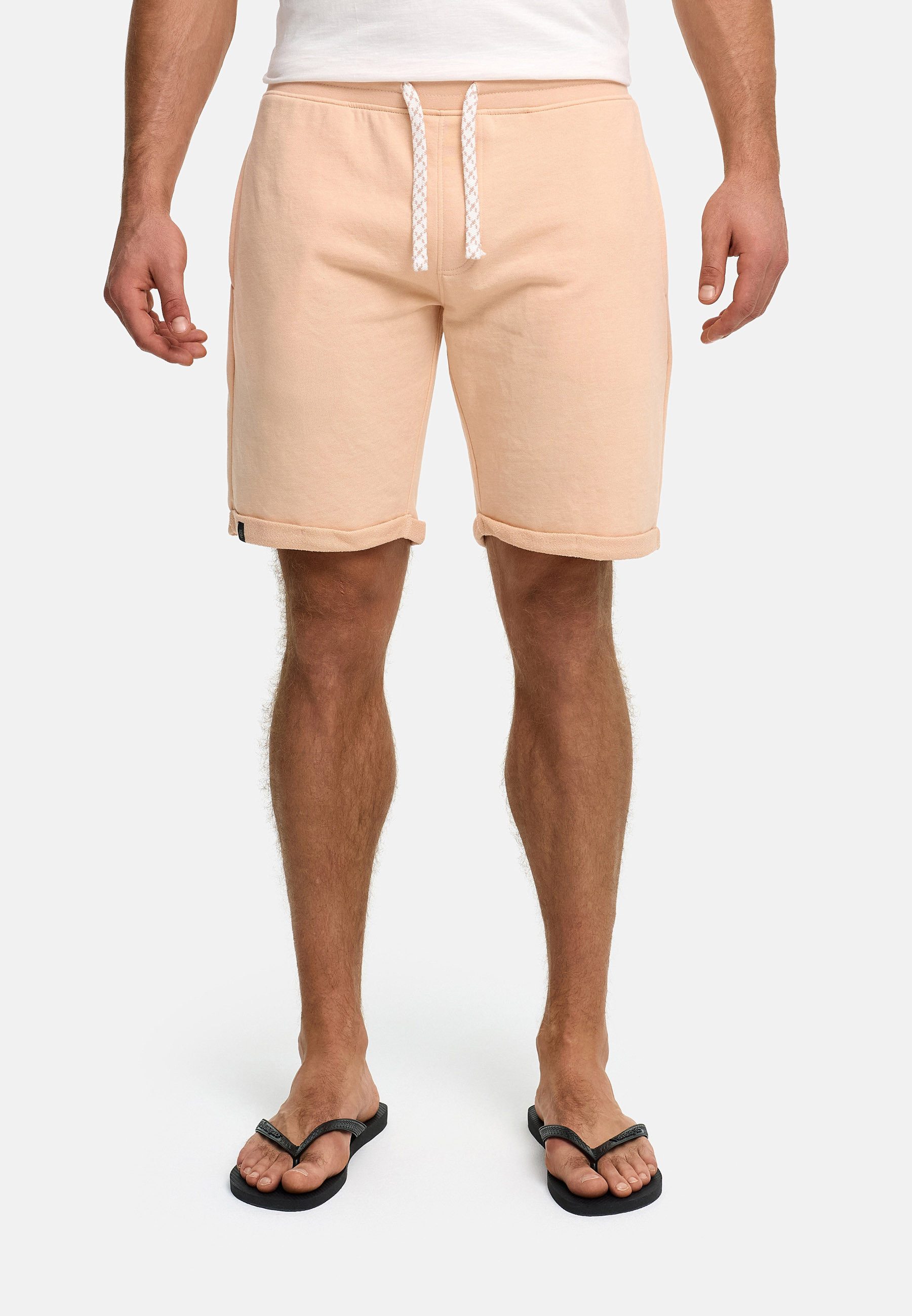 Indicode Sweatshorts Herren Aldrich Sweat Shorts Herrenshorts elastischer Bund mit Kordelzug