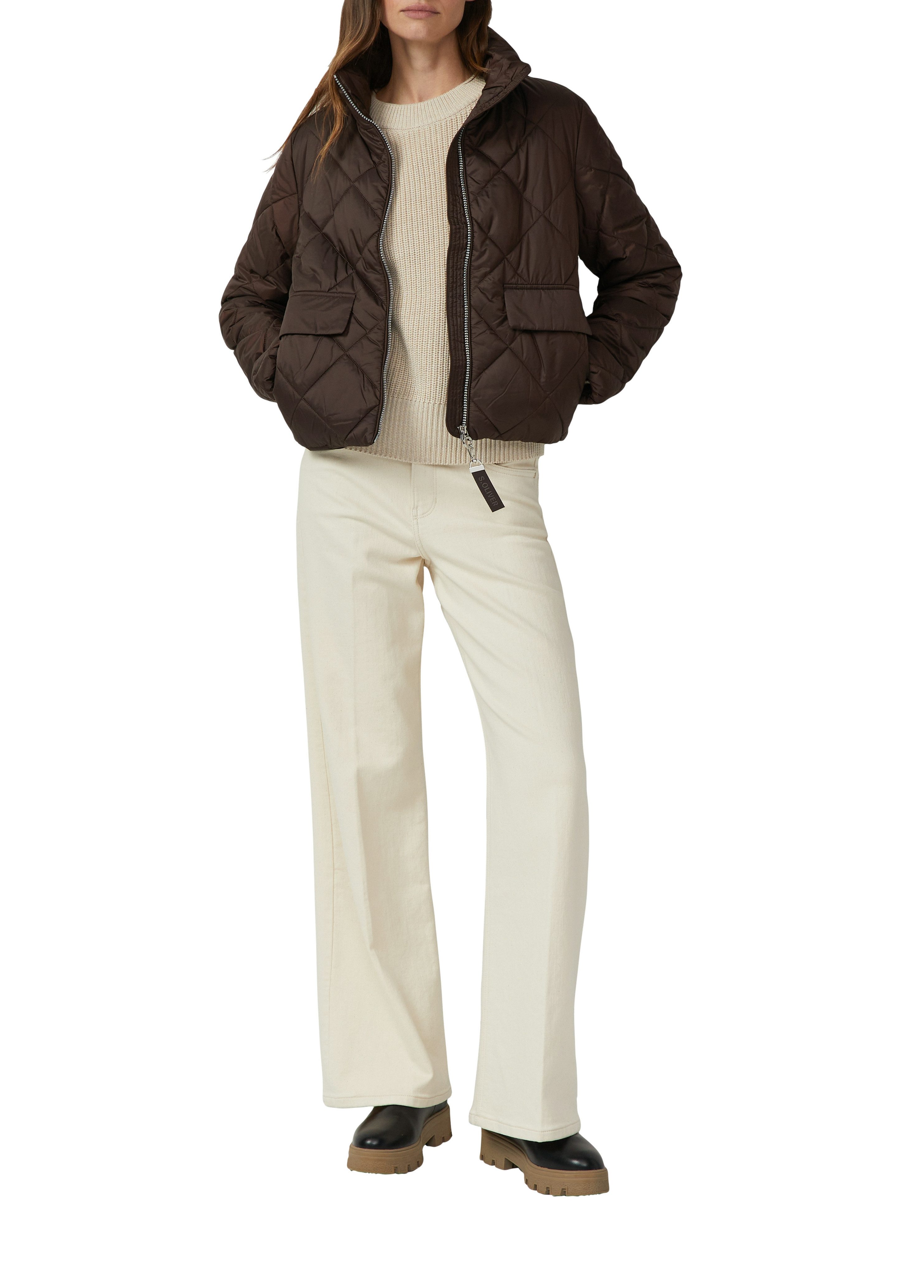 s.Oliver Steppjacke mit Stehkragen günstig online kaufen