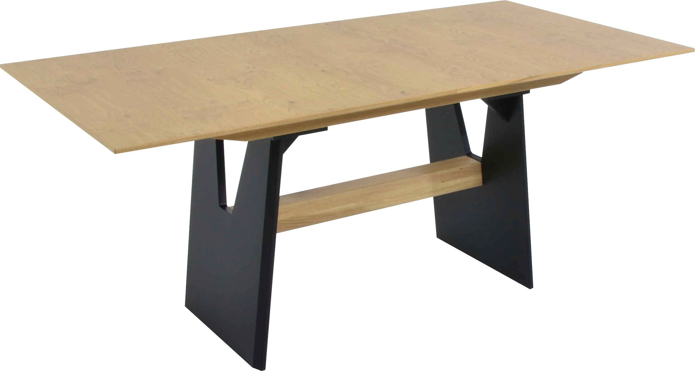 K+W Komfort & Wohnen Esstisch Giacomo I, Esstisch in Asteiche natur, Untergestell in MDF mit furnierten Balken. Reduzierter Preis € 1.648,63. Unverbindliche Preisempfehlung € 2.099,00