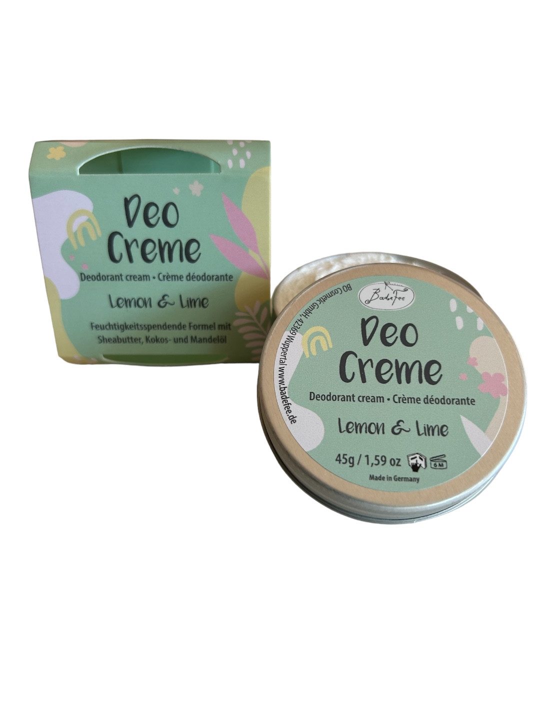 Badefee Deo-Creme Lemon & Lime, 1-tlg., Deocreme 45 ml