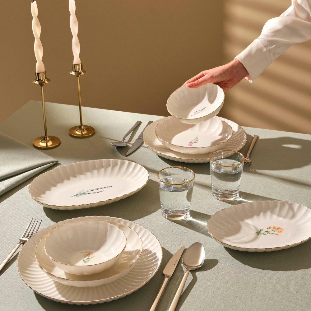 Kütahya Porselen Tafelservice, Porzellan