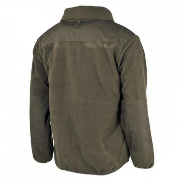 MFHHighDefence Fleecejacke Fleece-Jacke, Alpin, oliv, wasser-, winddicht, atmungsak. - XXXL Breathtex® Membran