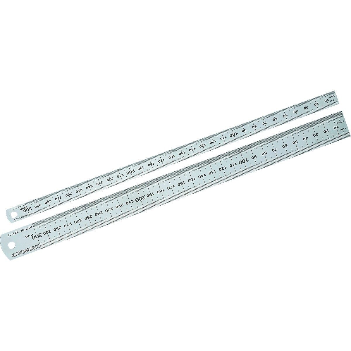 Rumold Lineal Stahllineal 50cm silber rostfreier Edelstahl
