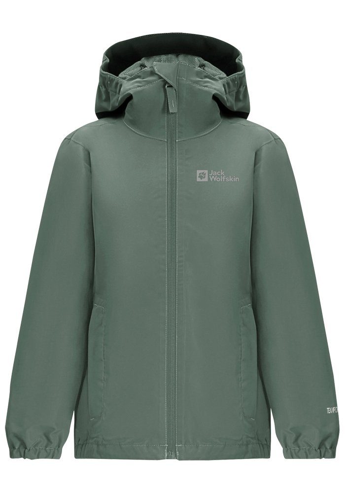 Regenjacke JACKET K FLAZE hedge-green Wolfskin Jack