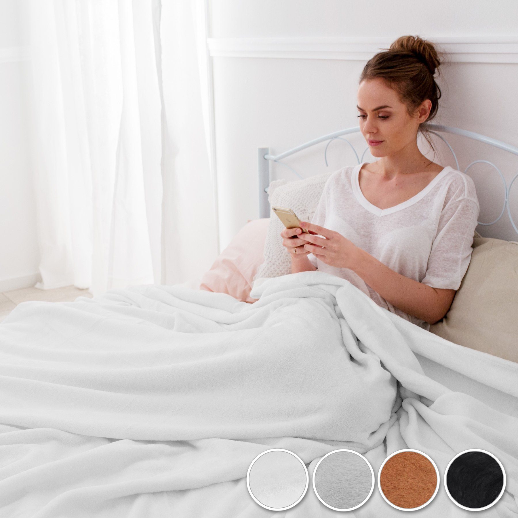 tectake Tagesdecke Kuscheldecke, 220 x 240 günstig online kaufen