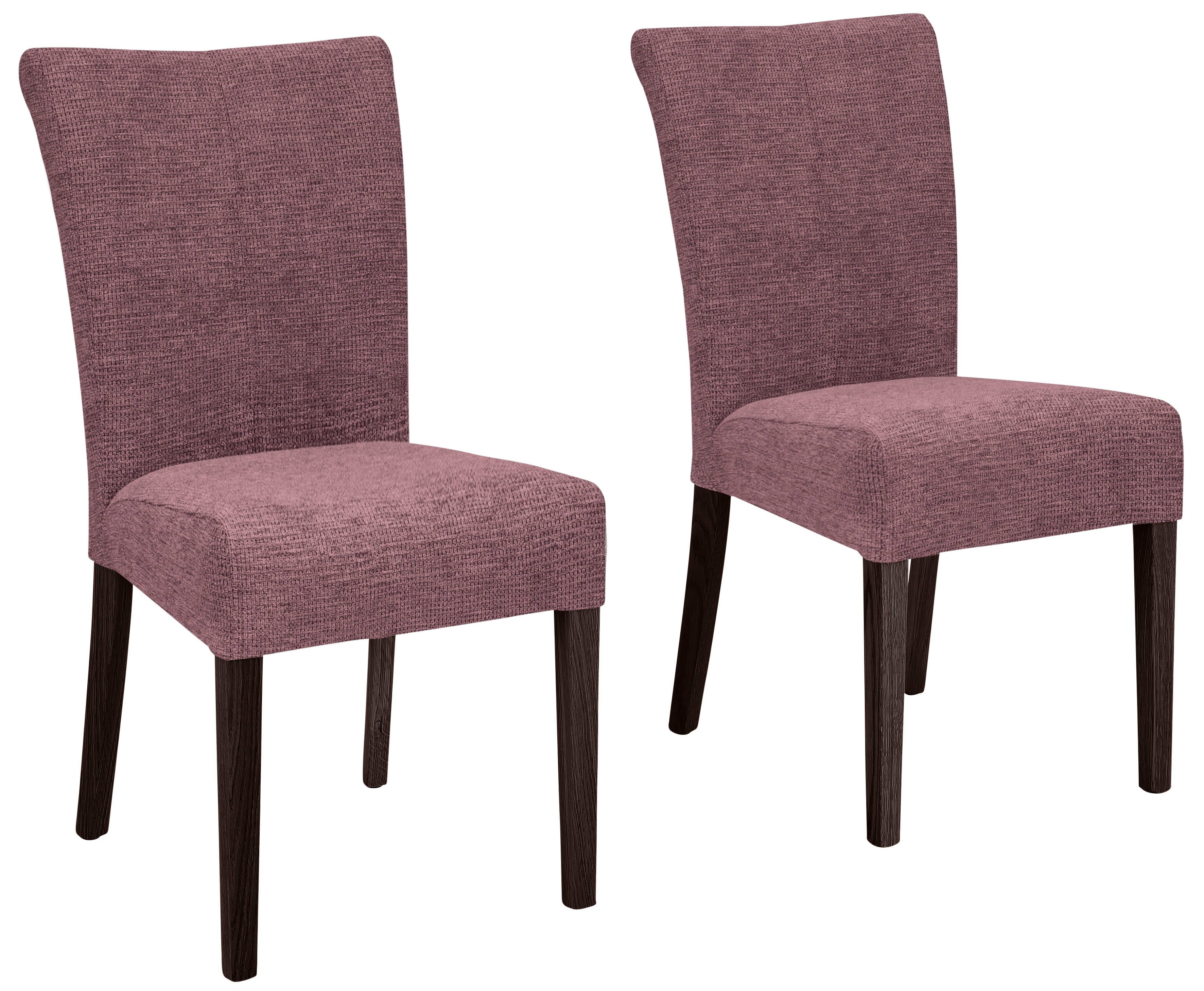 Home affaire Esszimmerstuhl Queen (Set, 2 St), Beine aus massiver Buche, we günstig online kaufen
