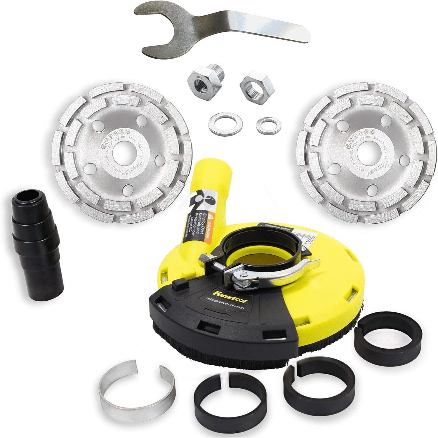 Fanztool Winkelschleifer FANZTOOL Diamantschleiftopf 2 * 125 mm mit univers günstig online kaufen