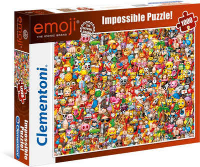 Clementoni® Puzzle Impossible Collection, Emoji, 1000 Puzzleteile, Made in Europe