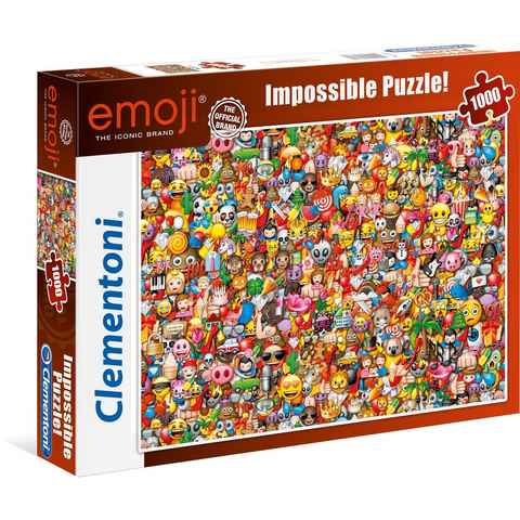 Clementoni® Puzzle Impossible Collection, Emoji, 1000 Puzzleteile, Made in Europe