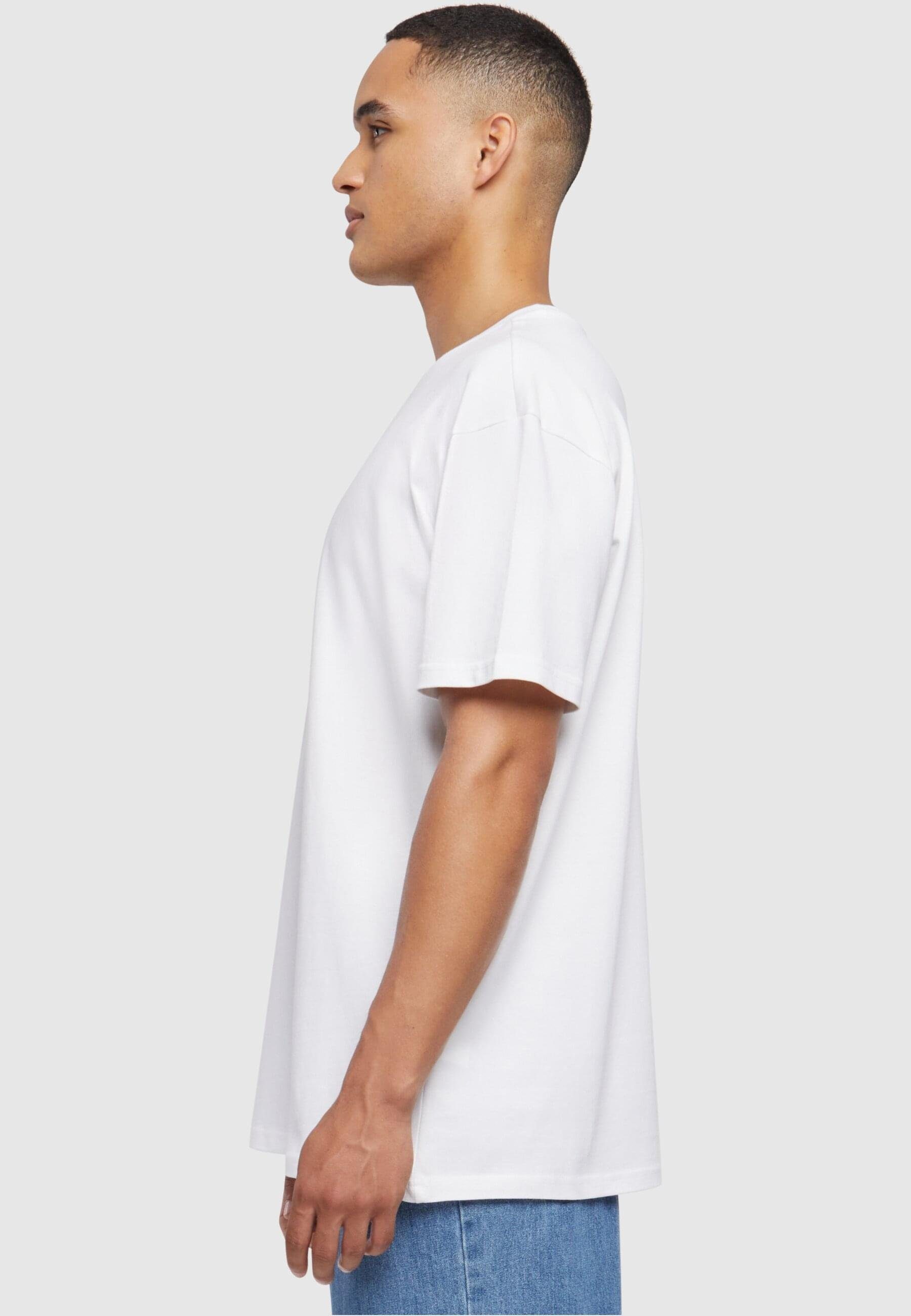 Merchcode T-Shirt Herren Heavy (1-tlg) Tee Oversized Love white
